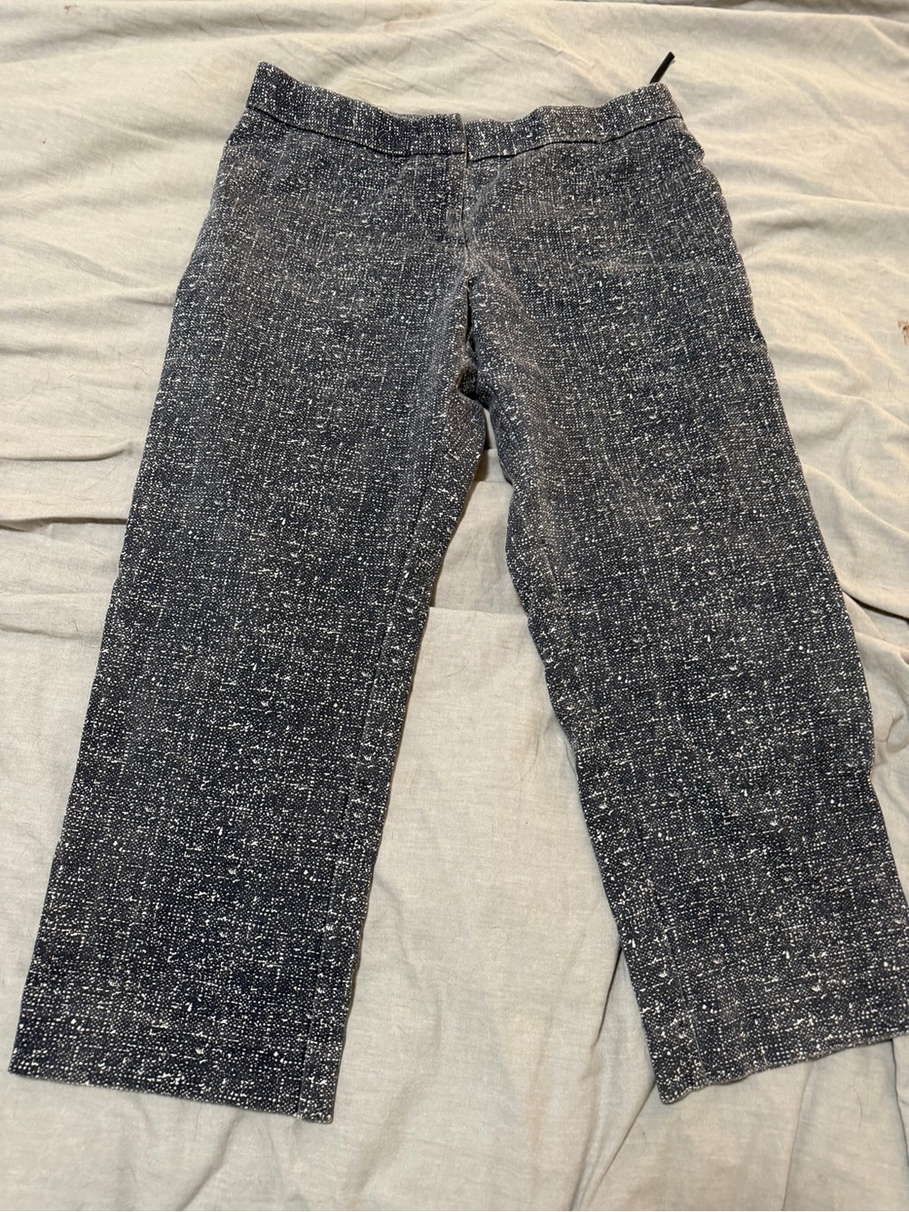 Amanda & Chelsea Black and White Stretch crop Pants